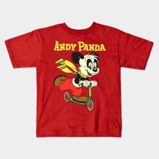 Andy Panda Classic Cartoon Kids T-Shirt